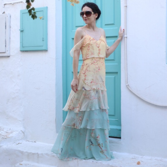 Parker Dresses & Skirts - Parker Black Ombre Abby Dress in Cherry Blossom